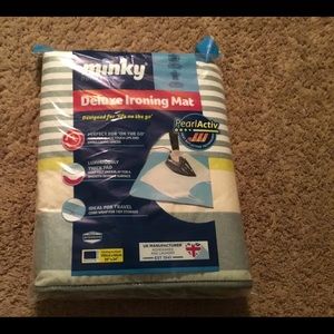 Minky ironing mat.